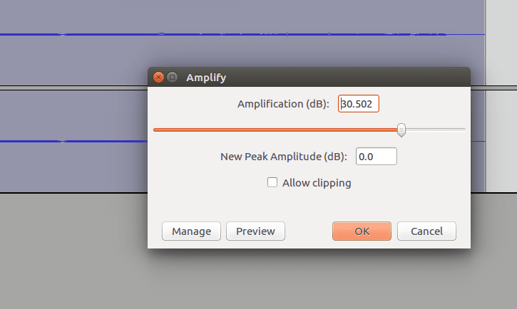 An image showing the amplify settings.