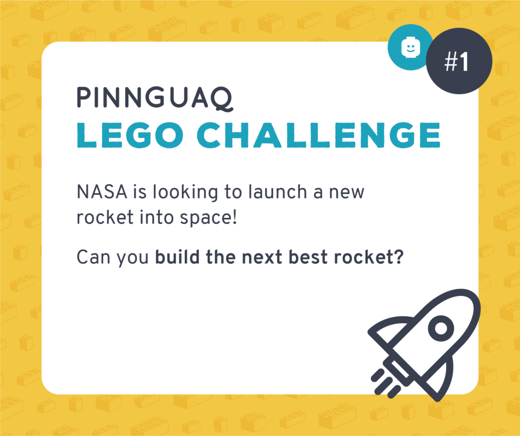 Pinnguaq's Lego Challenge #1 card.