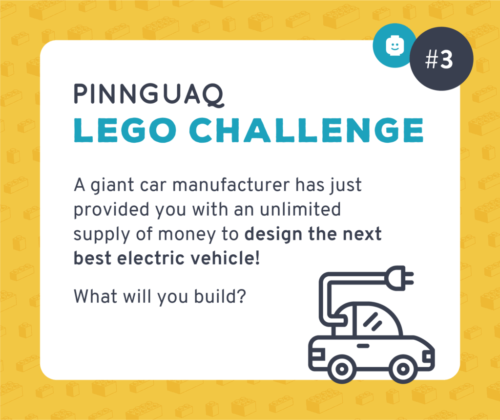 Pinnguaq's Lego Challenge #3 card.