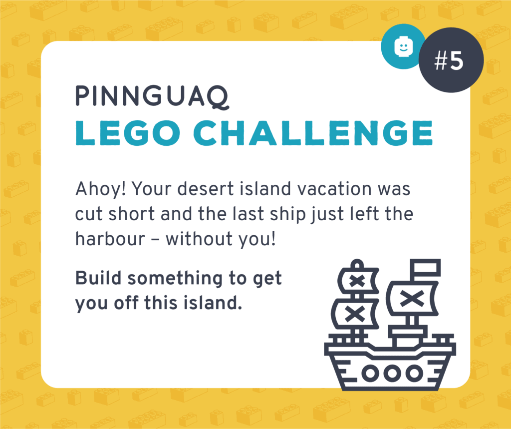 Pinnguaq's Lego Challenge #5 card.