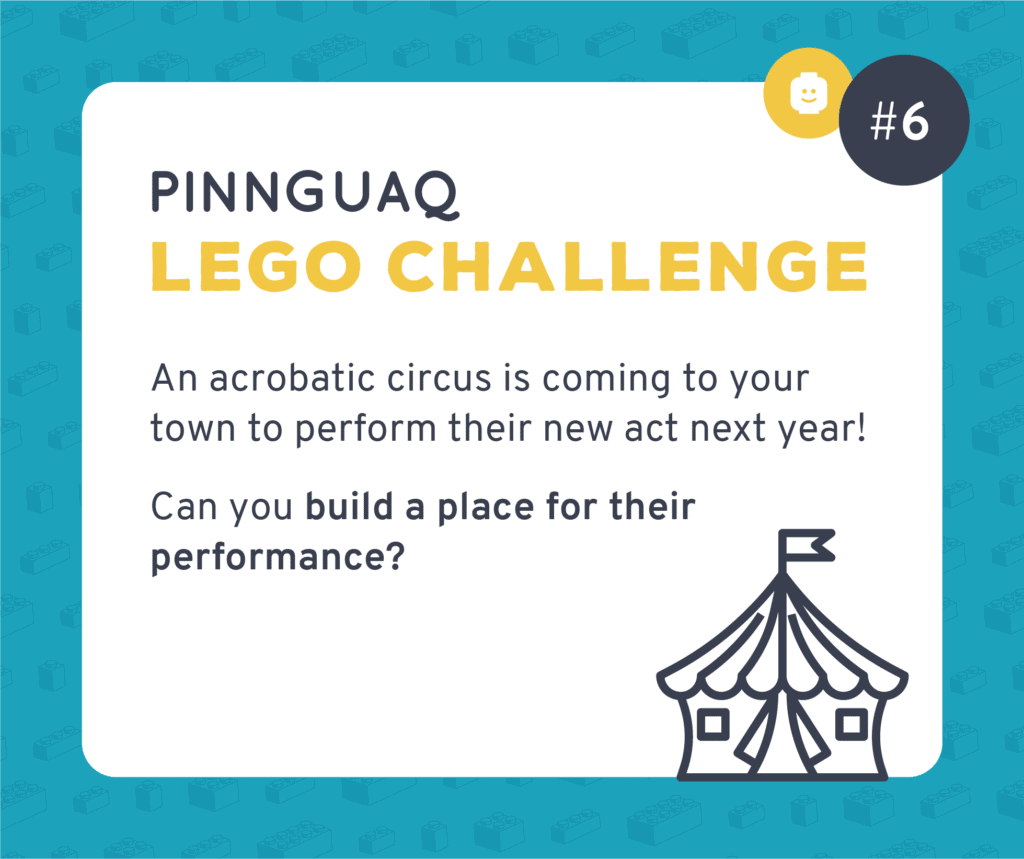 Pinnguaq's Lego Challenge #6 card.