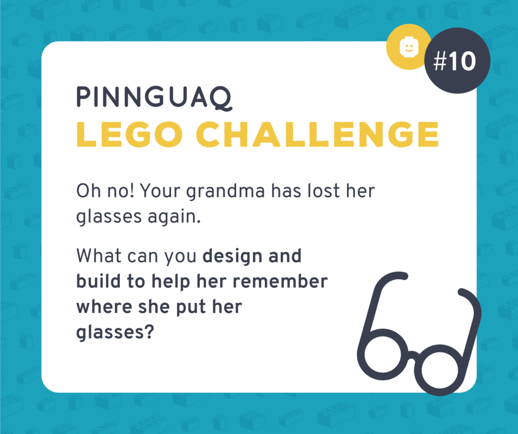 Pinnguaq's Lego Challenge #10 card.