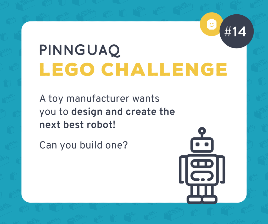 Pinnguaq's Lego Challenge #14 card.