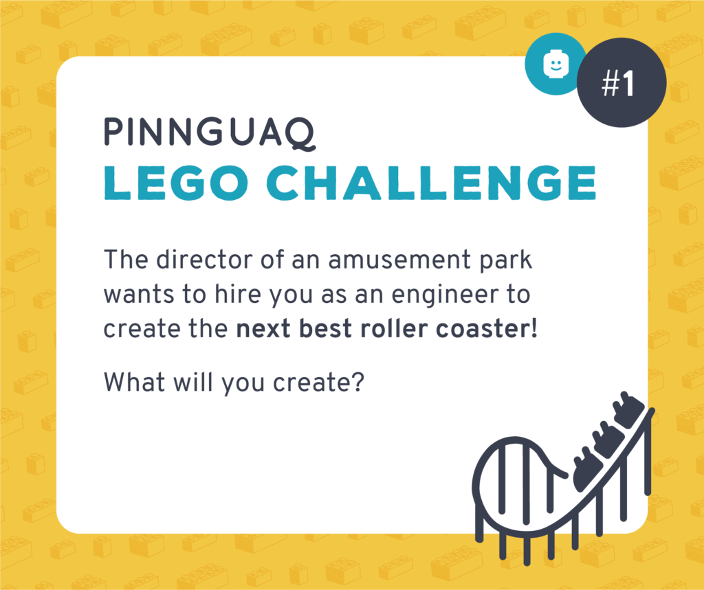 Pinnguaq's K–3 Lego Challenge #1 card.