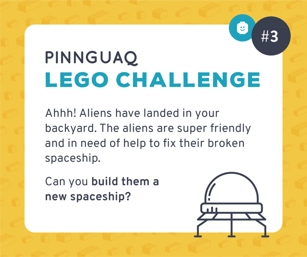Pinnguaq's K–3 Lego Challenge #3 card.