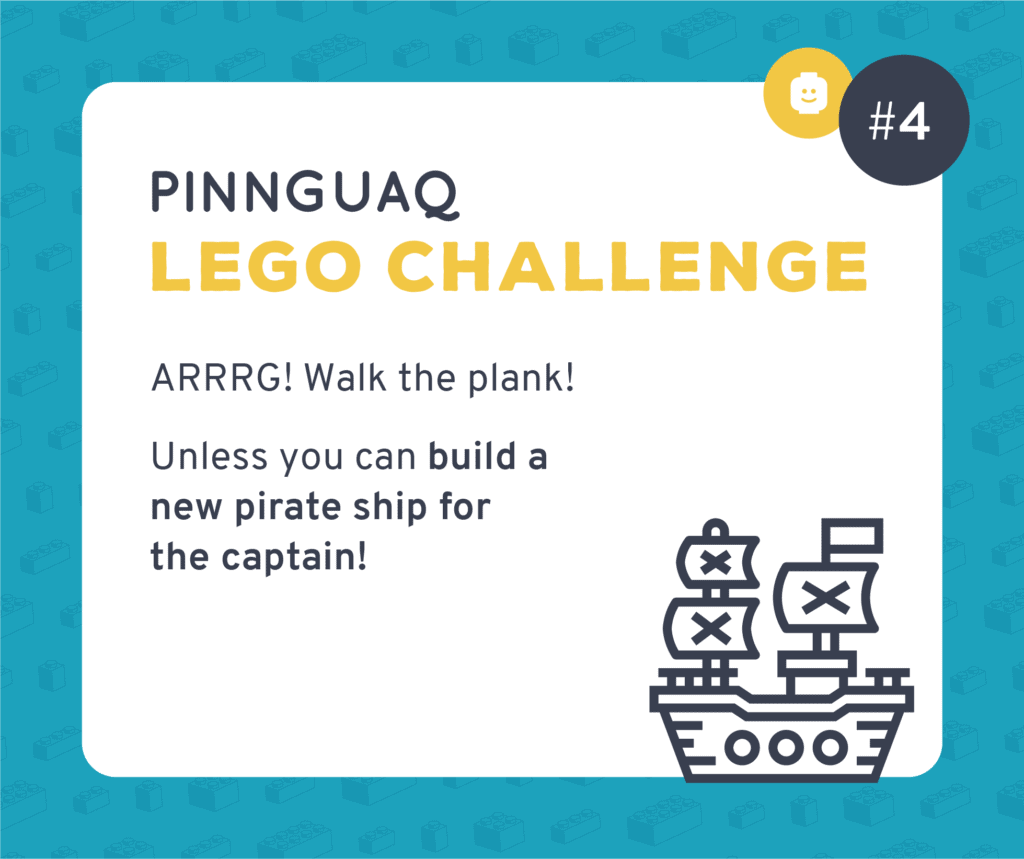 Pinnguaq's K–3 Lego Challenge #4 card.