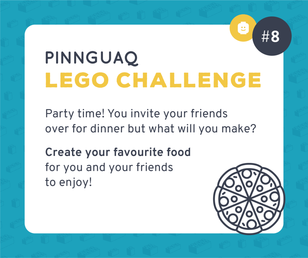 Pinnguaq's K–3 Lego Challenge #8 card.