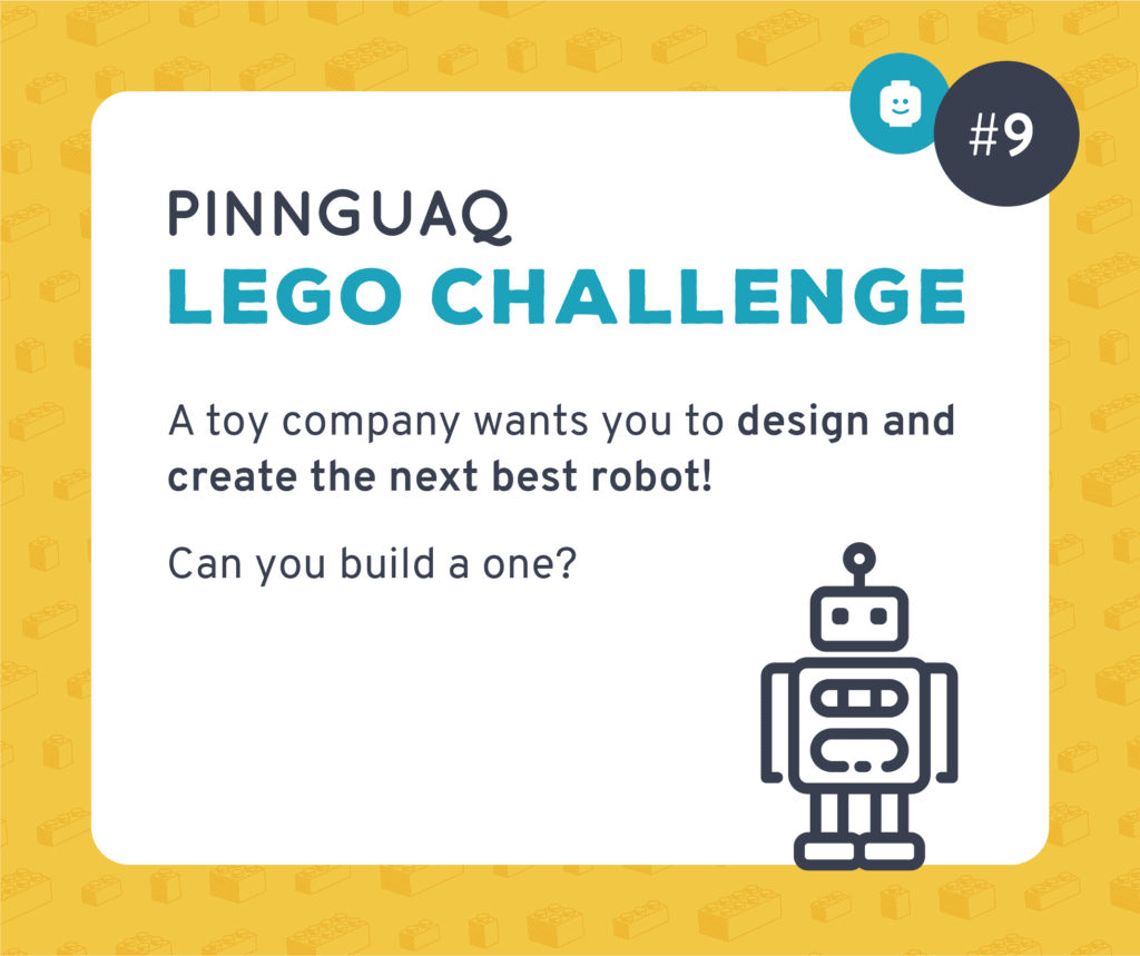 Pinnguaq's K–3 Lego Challenge #9 card.
