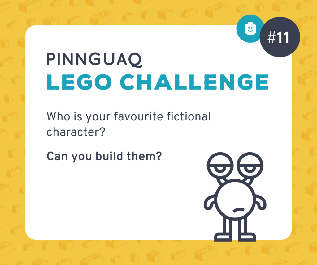Pinnguaq's K–3 Lego Challenge #11 card.