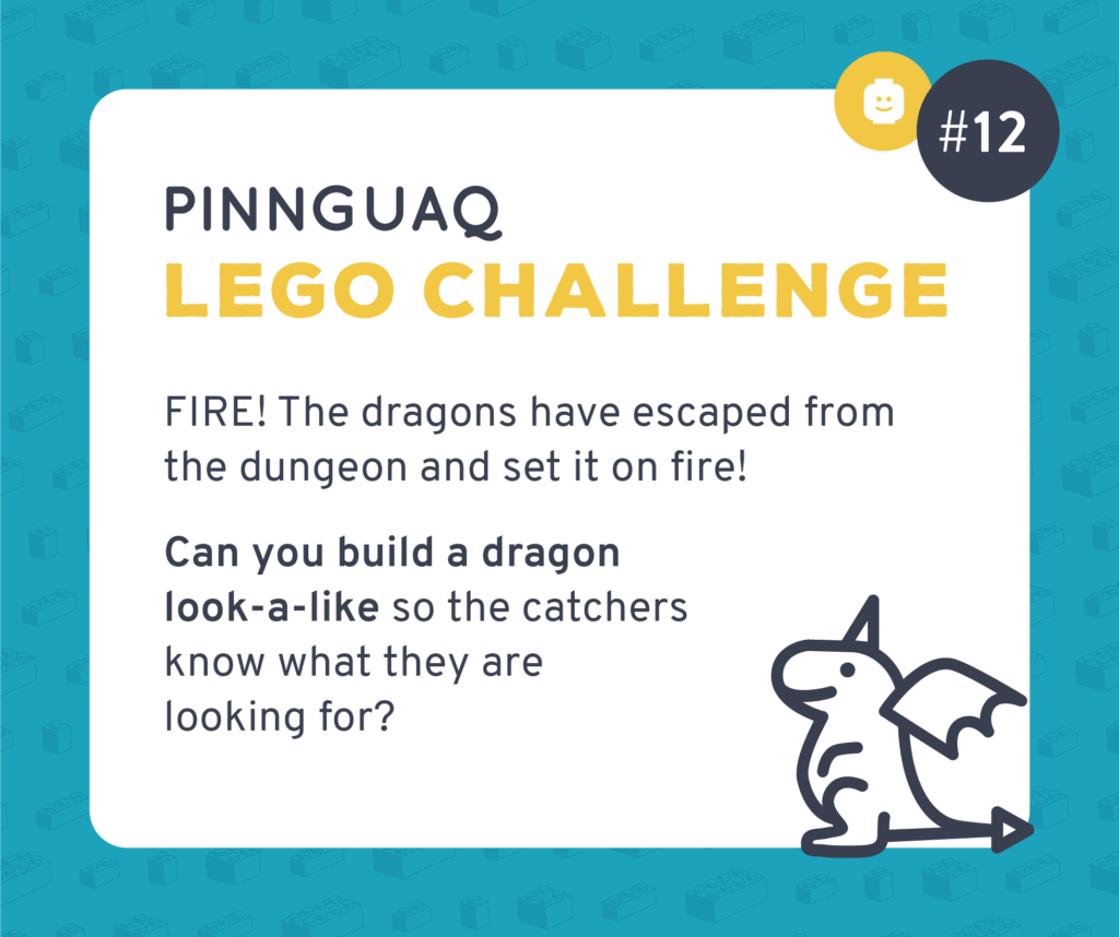 Pinnguaq's K–3 Lego Challenge #12 card.