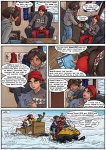 The second page of the bytesized comic by Ian MacLean.