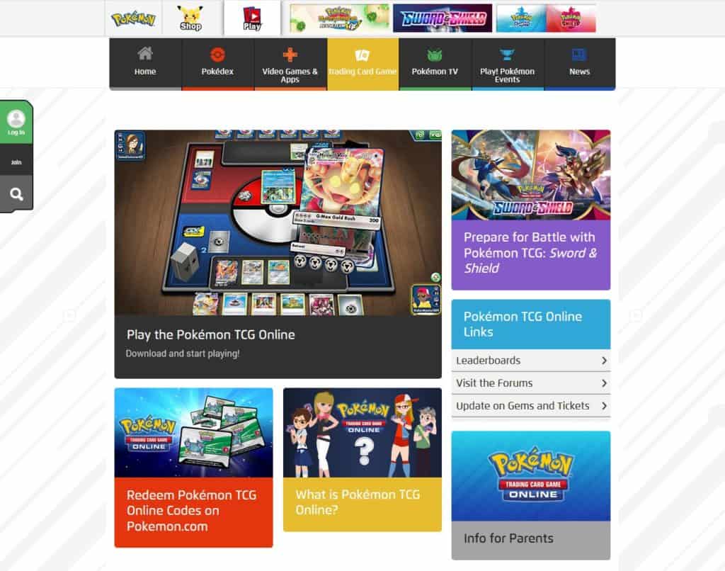 Pokemon TCG screenshot. This is the PC version.