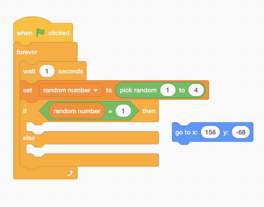 Scratch code blocks stacked together.