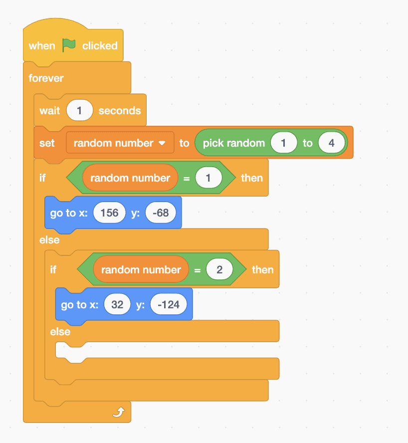 Scratch code blocks stacked together.