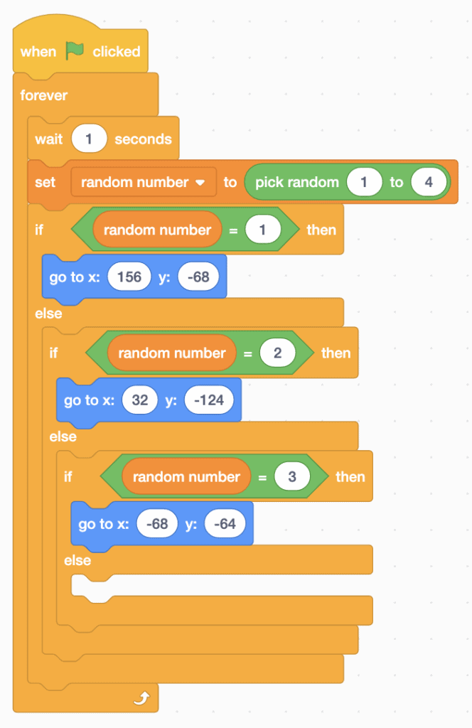 Scratch code blocks stacked together.