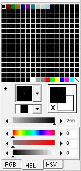 The Graphicsgale colour palette.