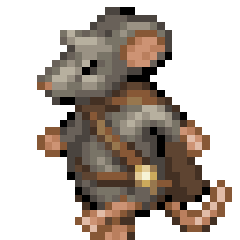 One frame for the mouse sprite animation.