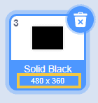 Solid black 480 X 360
