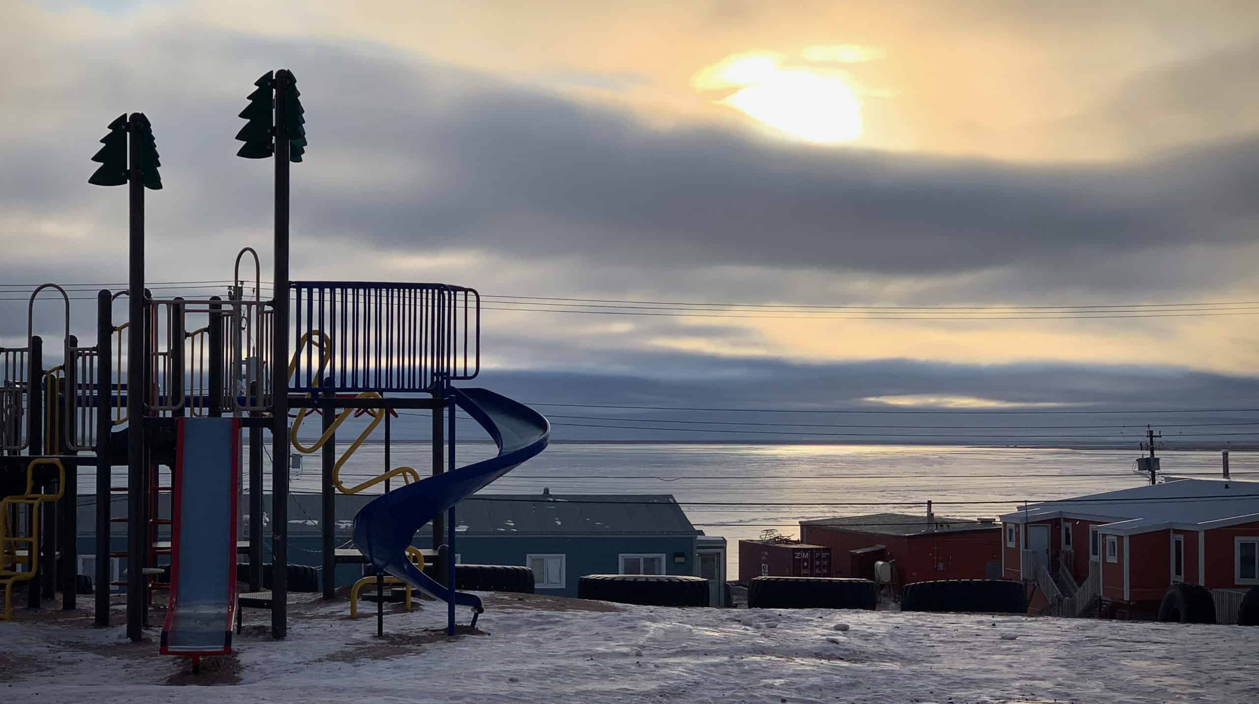 A playground in Nunavut.