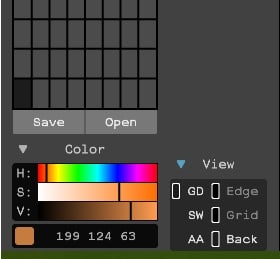 View options location in Magicavoxel.