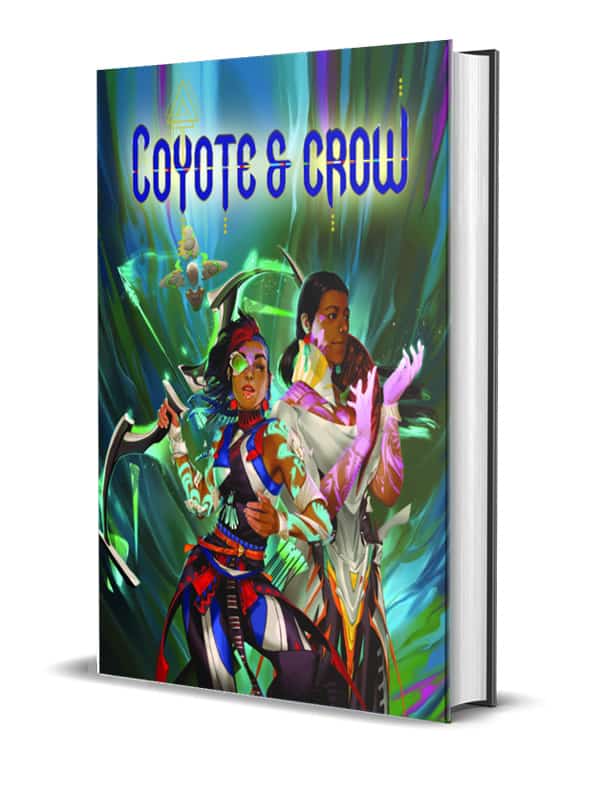 The Coyote & Crow book mockup.