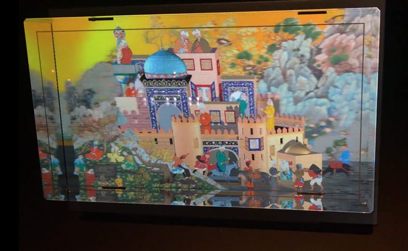 A still from the Remastered exhibition at the Aga Khan Museum in Toronto