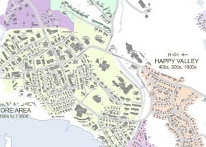 A map of Happy Valley.
